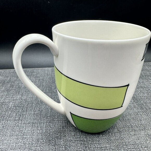 Lenox Kate Spade Block Party Coffee Mug Porcelain 14 Oz Discontinued Rare EUC - Picture 5 of 11
